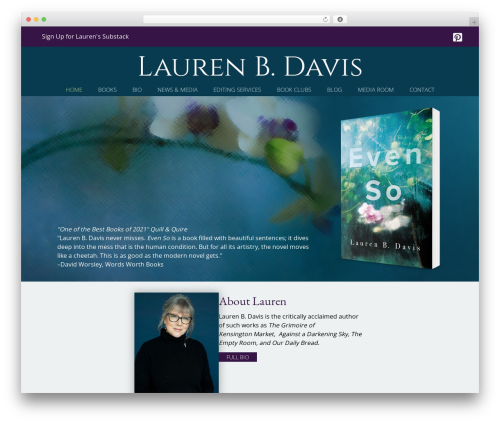 Novelist (novelist) free WordPress plugin - laurenbdavis.com