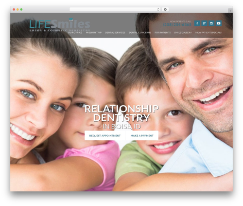 codebase WordPress theme - lifesmilesdds.com
