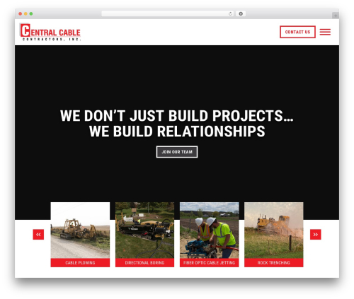 Custom Theme WP theme - centralcablecontractors.com