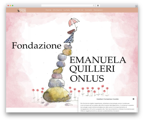 Danlet WordPress theme design - www.fondazioneemanuelaquilleri.com