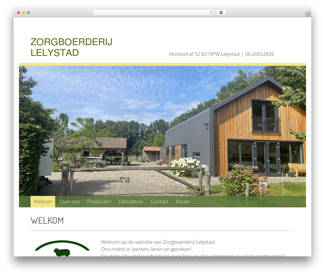 Geiseric WordPress theme - zorgboerderijlelystad.nl