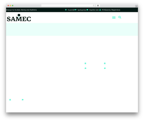 Hello Elementor WordPress theme - samec.sk