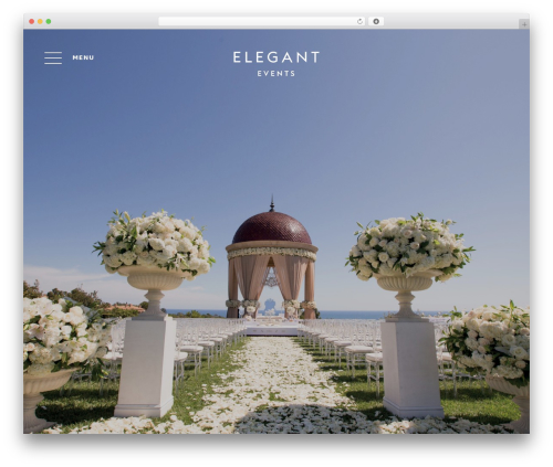 Six WordPress theme - elegantevents.net