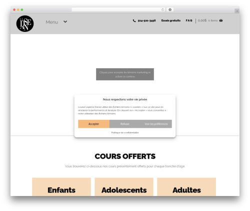 Storefront best WooCommerce theme - louiselapierredanse.ca