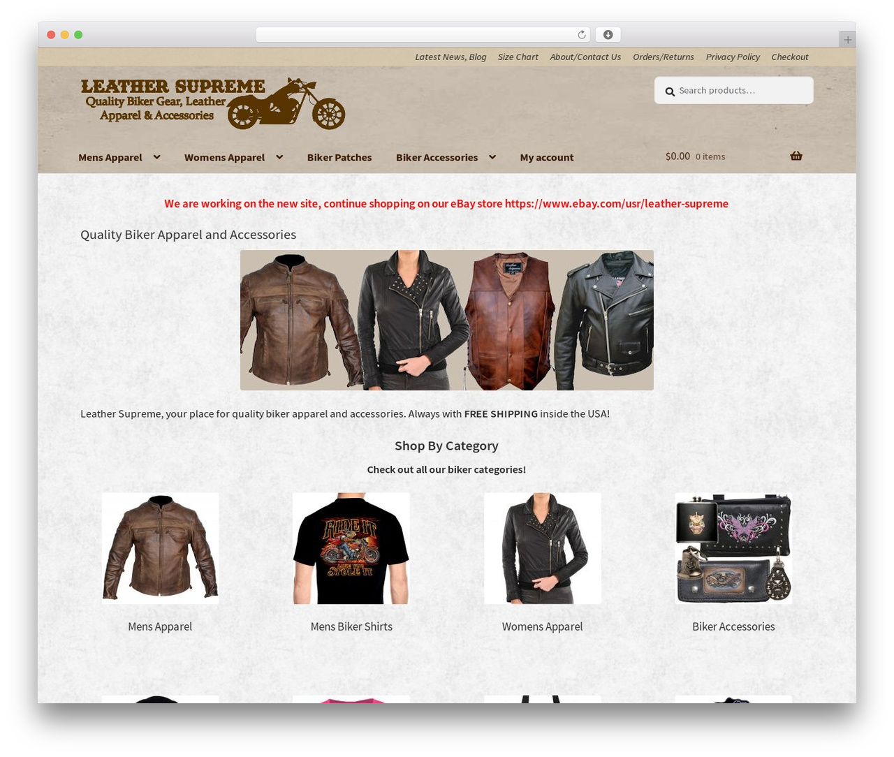 Theme WordPress Storefront - leathersupreme.com Theme WordPress Storefront - leathersupreme.com