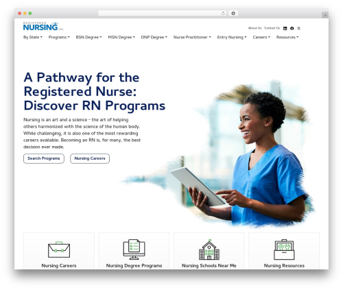 Theme WordPress WP Bootstrap - registerednursing.org