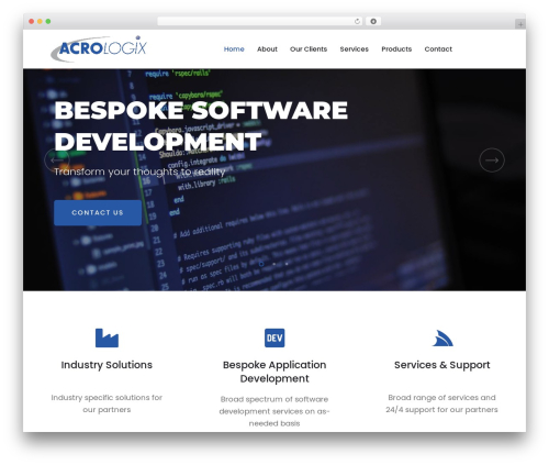 Trydo core WordPress plugin - acrologix.com