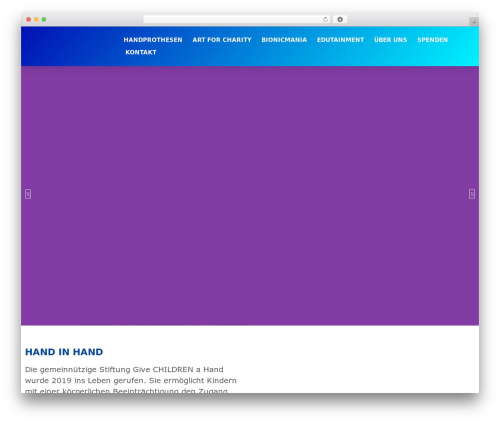 Ephesus wp WordPress plugin - givechildrenahand.org