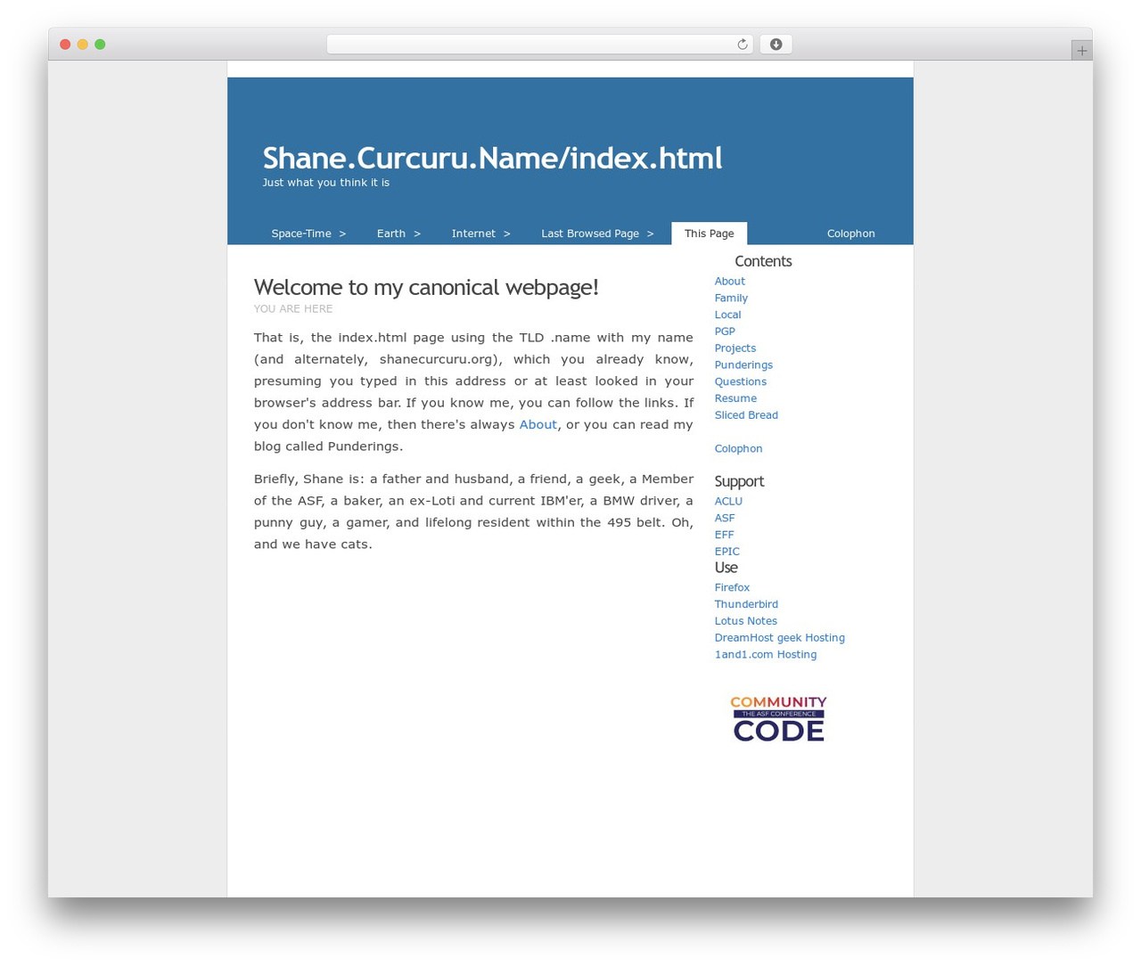 WordPress theme K2 - shane.curcuru.name WordPress theme K2 - shane.curcuru.name