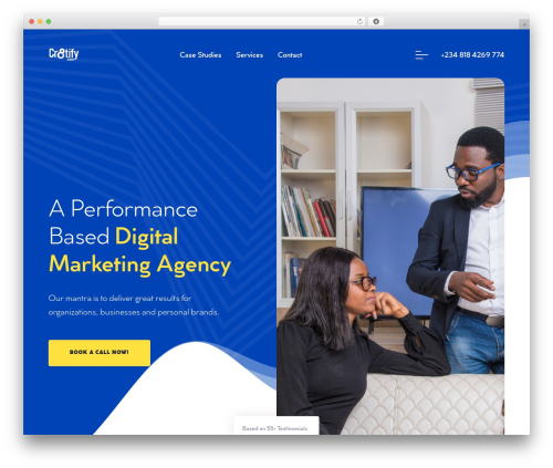 WordPress theme Obour - cr8tify.com