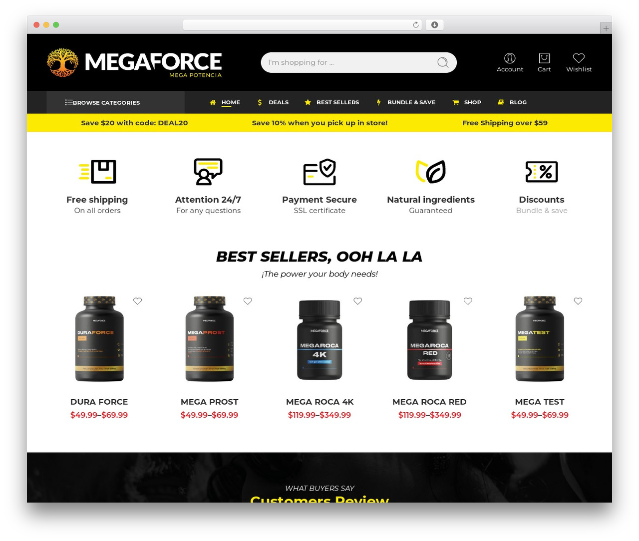 Elessi Theme WordPress website theme - megaforcespp.com