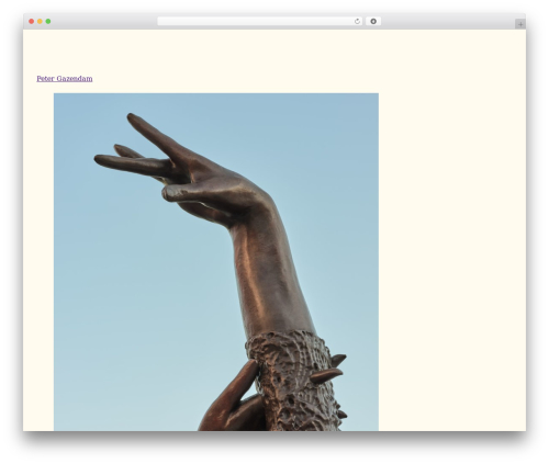 Kigen WordPress theme - petergazendam.com