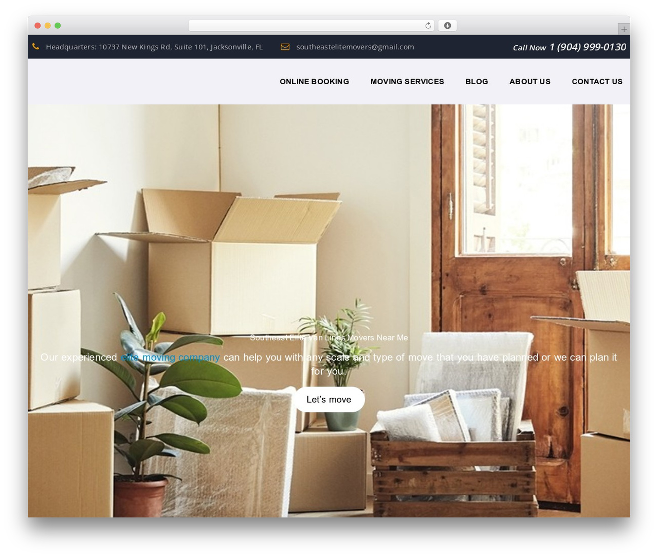Moveit WordPress theme - duvalmoving.com