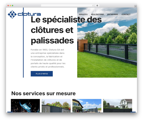 Basic web WordPress plugin - clotura.ch