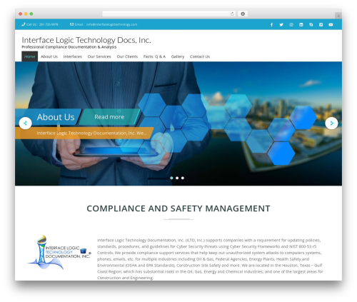 Frontech WordPress theme - interfacelogictechnology.com
