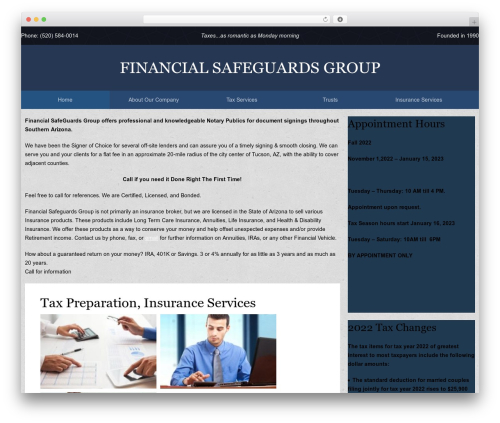 Guru Framework theme WordPress - fsgtucson.com