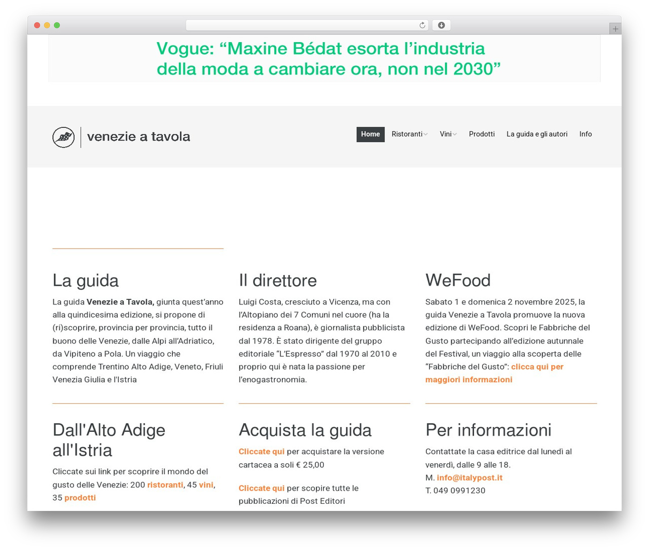 Make theme WordPress - venezieatavola.it Make theme WordPress - venezieatavola.it