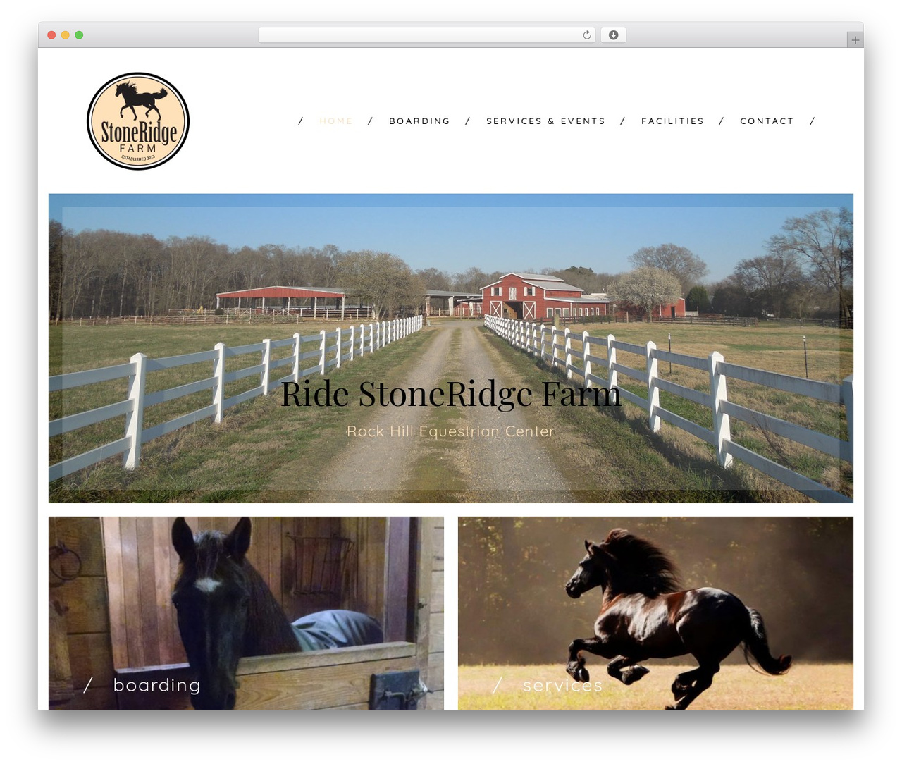 Shutter Child WordPress theme - ridestoneridge.com