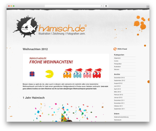 WordPress theme Basis (x)HTML5 - haimisch.de