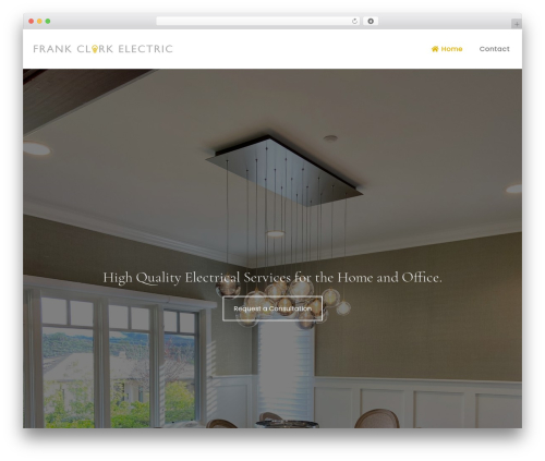 WordPress theme Lambda - frankclarkelectric.com