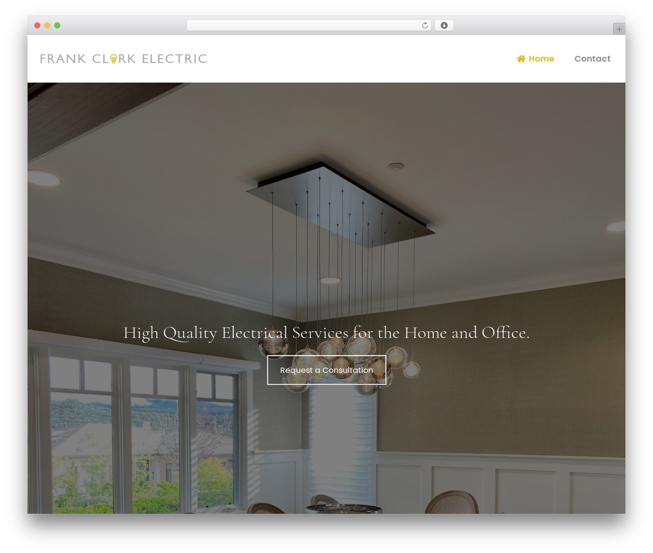 WordPress theme Lambda - frankclarkelectric.com