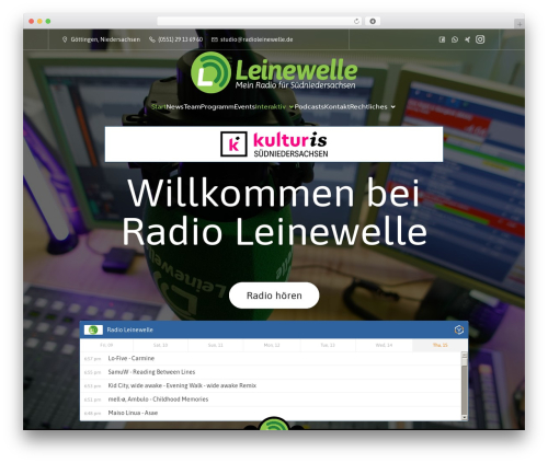WordPress theme Mindscape - radioleinewelle.de