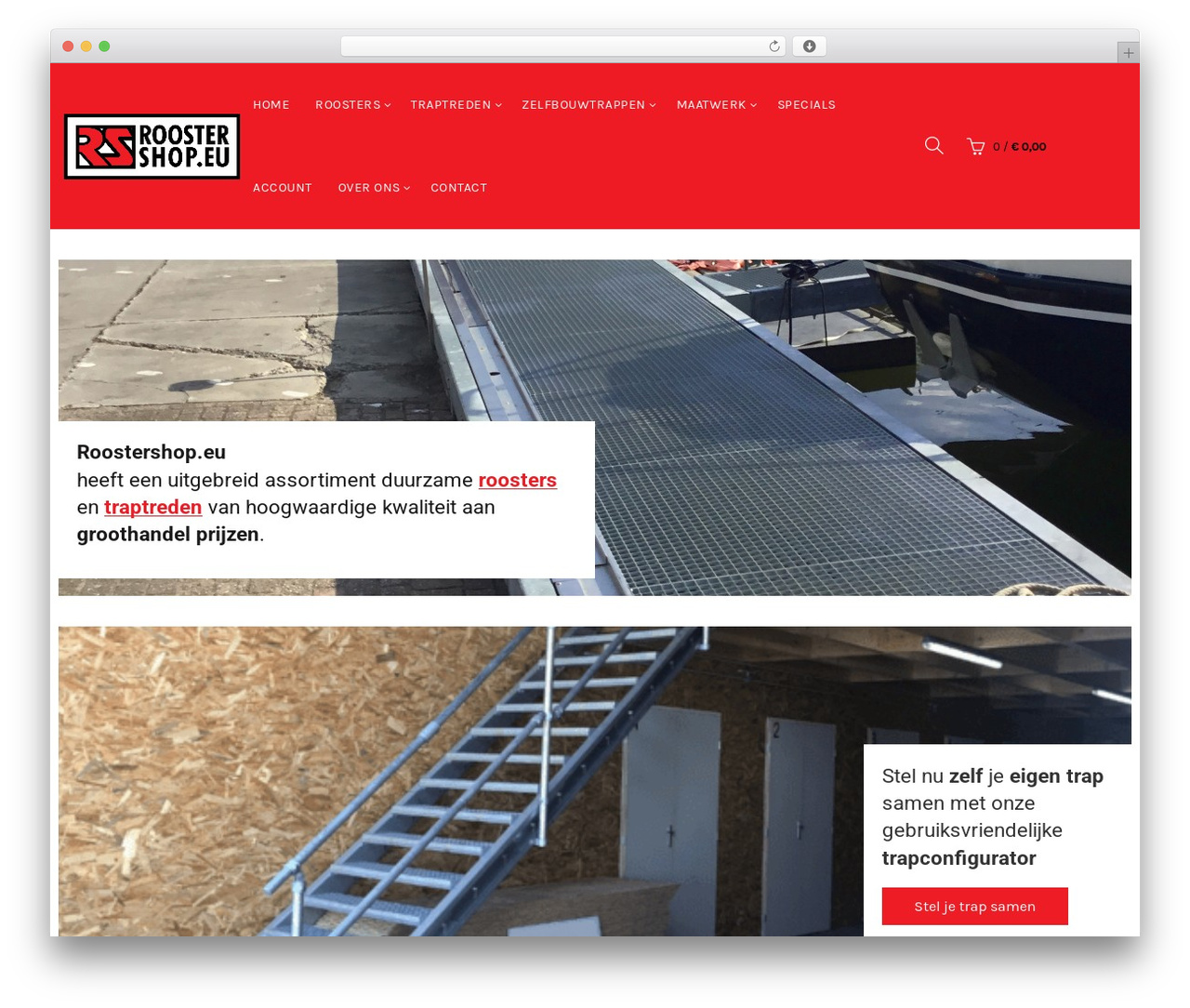 Basel WordPress theme design - roostershop.eu