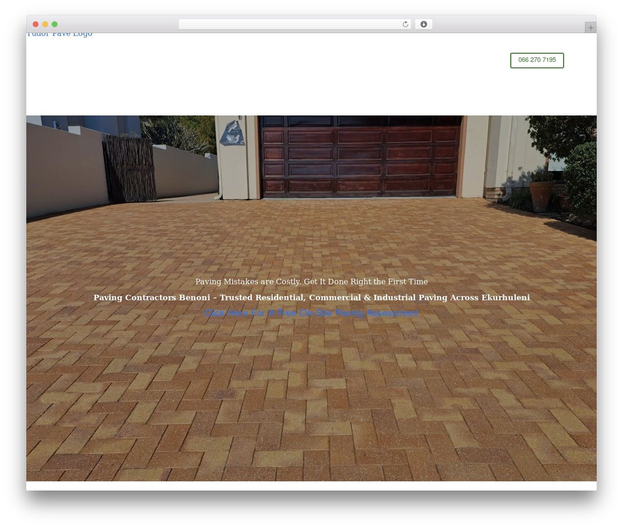 Blocksy theme WordPress - tudorpave.co.za