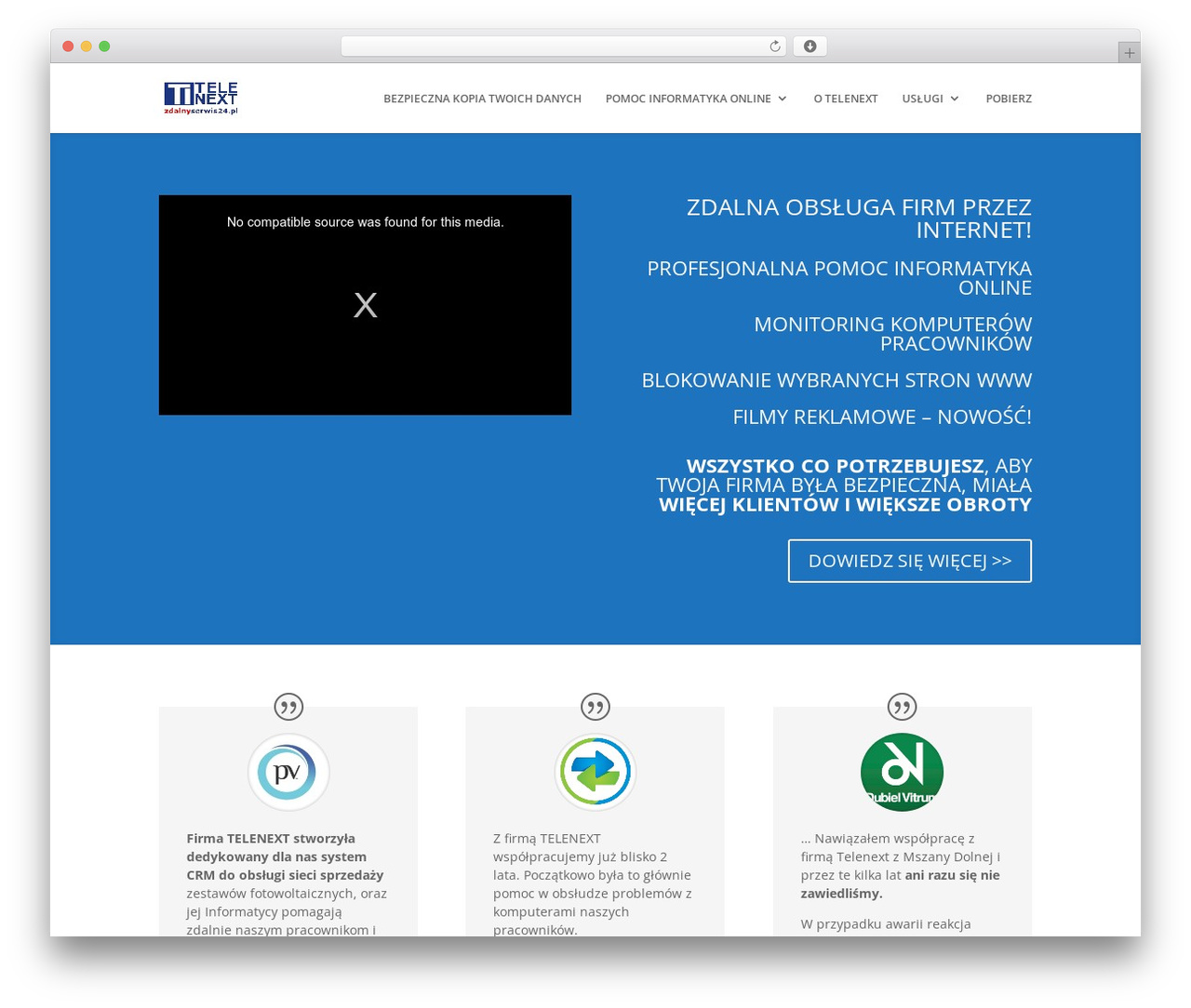 Divi WordPress theme - zdalnyserwis24.pl