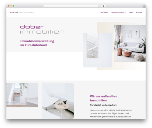 Divi WordPress theme - doberimmobilien.ch