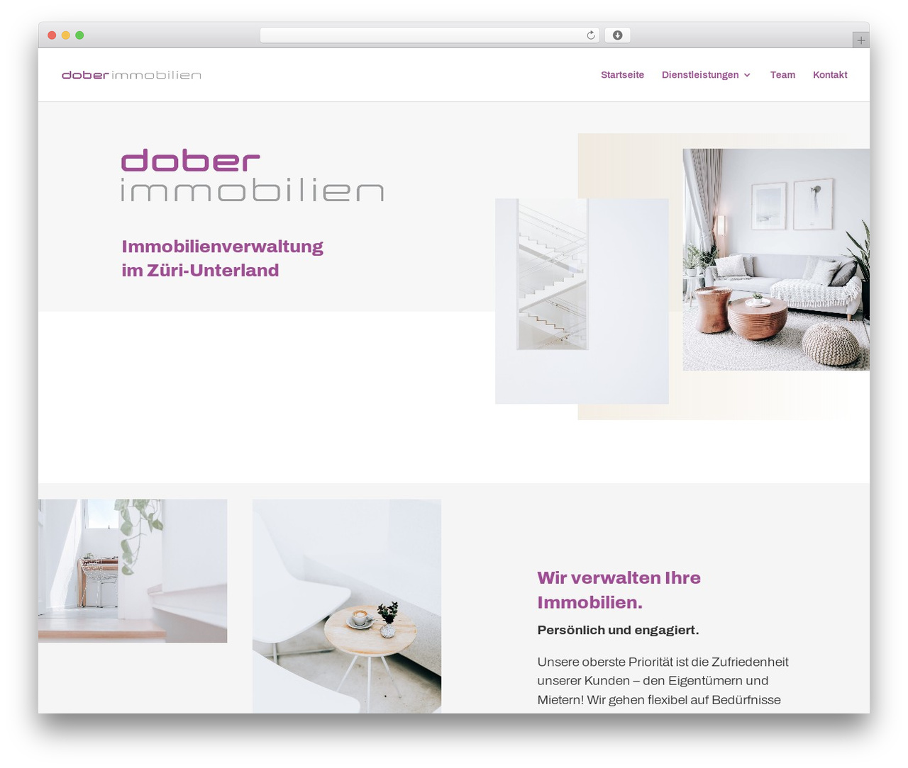 Divi WordPress theme - doberimmobilien.ch