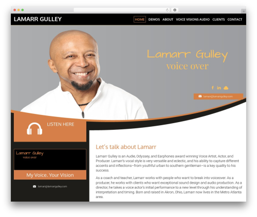 Genesis theme WordPress - lamarrgulley.com