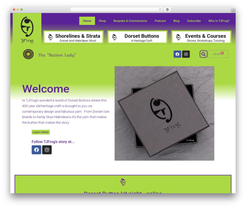 Hello Elementor WordPress theme - tjfrog.co.uk