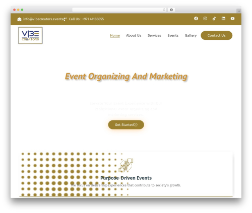 Table builder block WordPress plugin - vibecreators.events