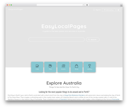 Listingpro theme WordPress - easylocalpages.com.au
