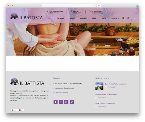 Mega Project WordPress theme - ilbattista.org