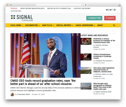 Newspack WP theme - signalcleveland.org
