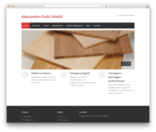 WordPress theme Centum - pulicimobili.it
