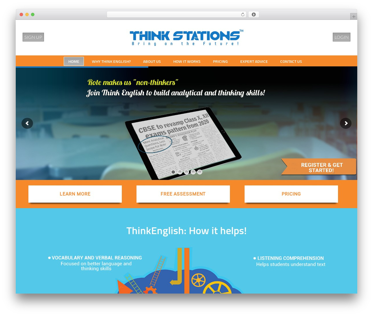 WordPress theme ThinkStations - thinkstations.com
