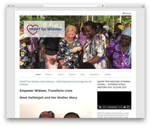 WP theme Tiny Framework - heart-for-widows.org