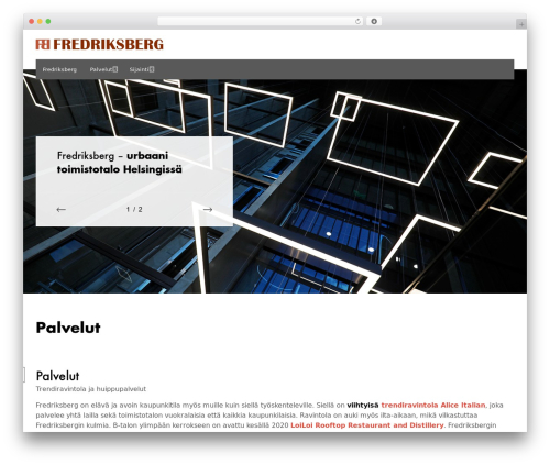 Divi theme WordPress - fredriksberg.fi