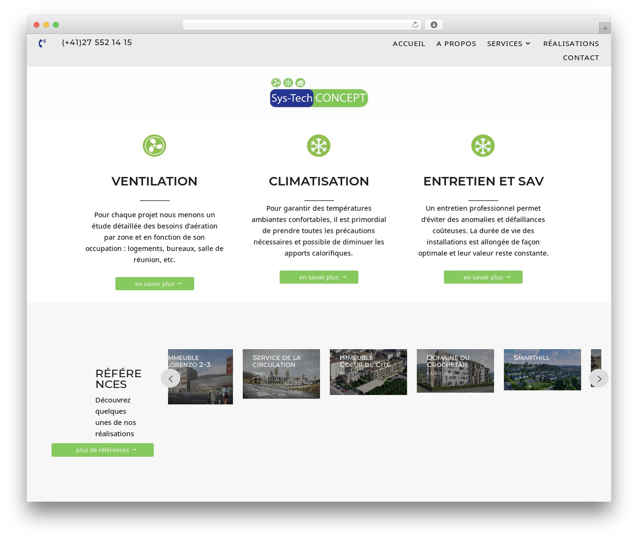 Divi WordPress theme - systechconcept.ch