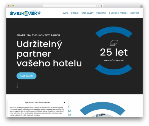 Divi WordPress theme - pradelnasvejkovsky.cz