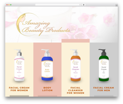 Divi WordPress theme - amazingbeauty.shop