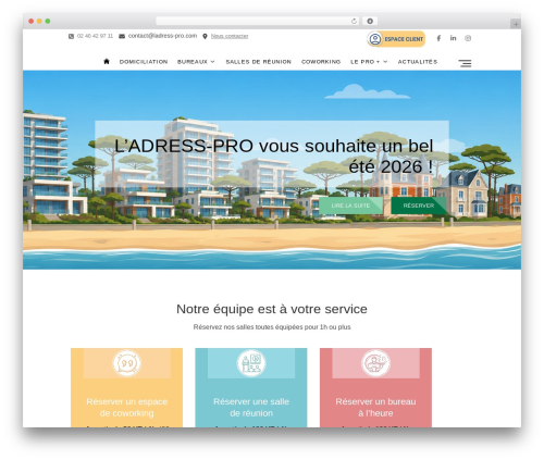 Idyllic WordPress theme - ladress-pro.com