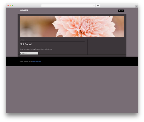 Modularity Lite top WordPress theme - mme.d.free.fr