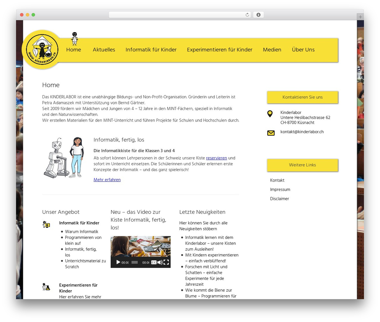 Web-Elements Theme für Kinderlabor WordPress theme - kinderlabor.ch Web-Elements Theme für Kinderlabor WordPress theme - kinderlabor.ch