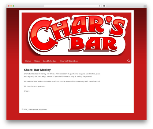 WordPress theme Nevertheless - charsbarmorley.com
