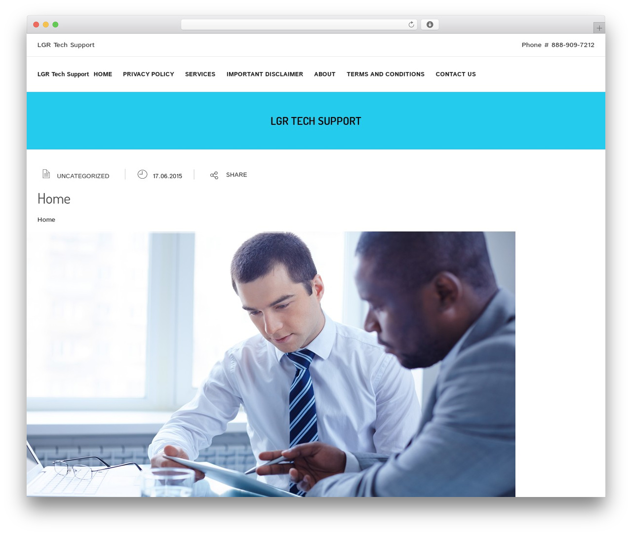 WordPress theme Omnitheme - lgrtechsupport.info