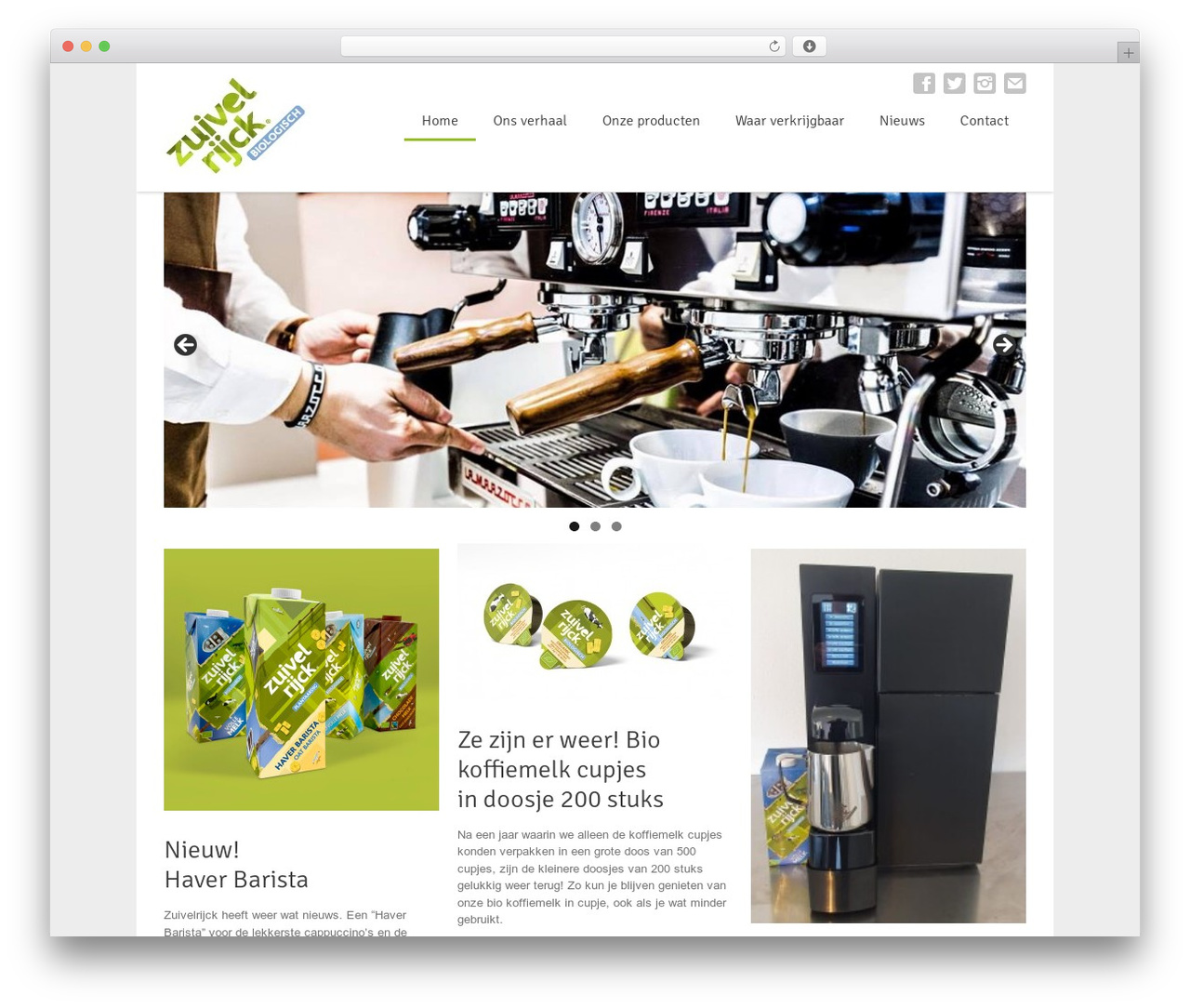 WordPress theme MultiPurpose - zuivelrijck.nl